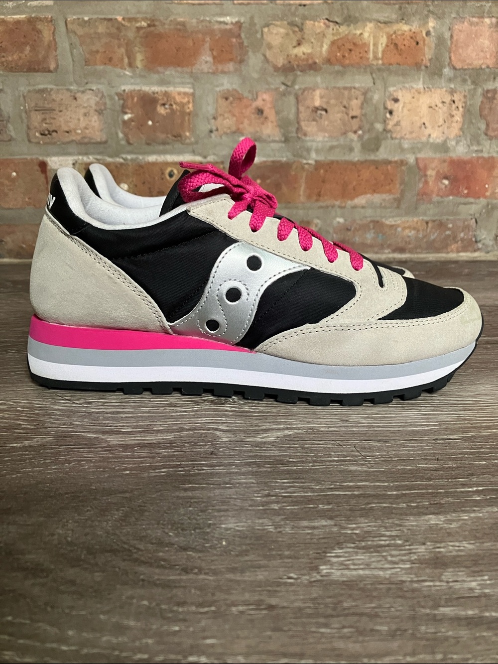 Saucony Jazz Triple 'Grey Black Pink'